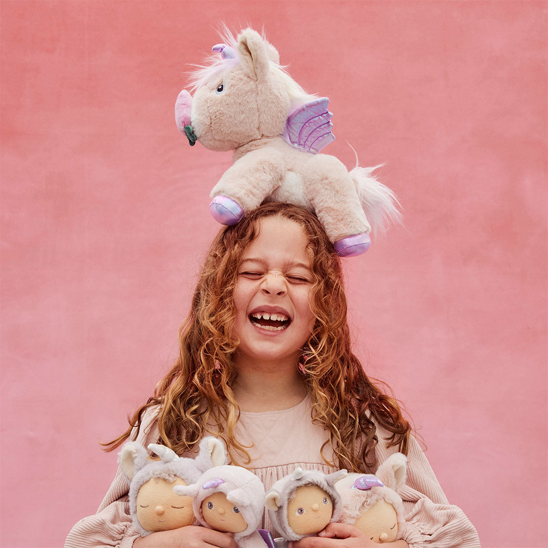 olli ella knuffeleenhoorn dinkum unicorn - shimmer - 22 cm | OEKANI-DIN-PI-E | 6