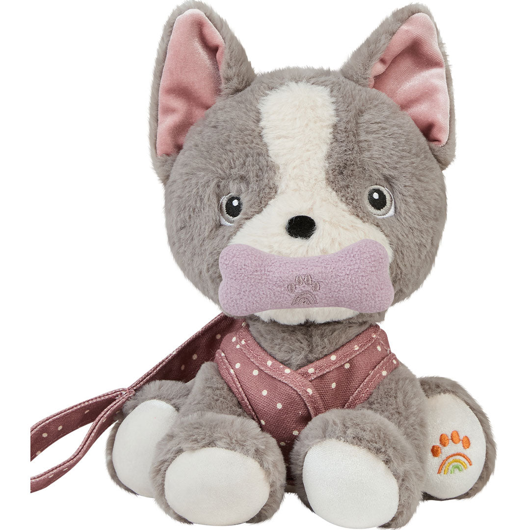 olli ella knuffelhond dinkum dog gizmo - grey | OEKDIN-DIN-GR-E | 1