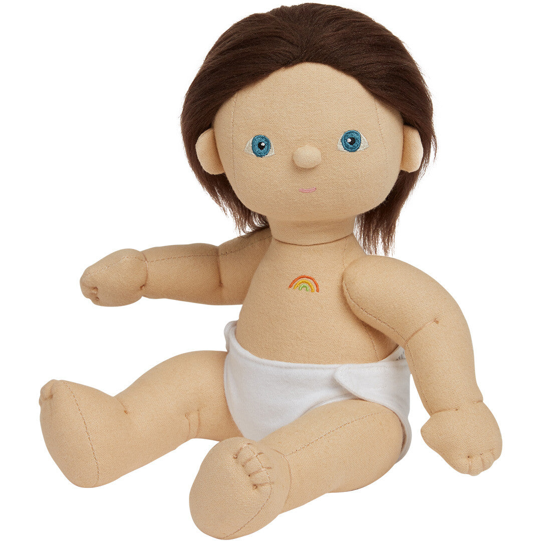 olli ella lappenpop dinkum doll - bitsy - 35 cm   | OEKTOY-DKD-BT-O | 4