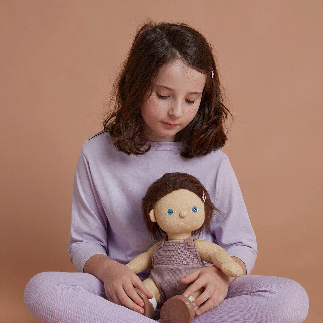 olli ella lappenpop dinkum doll - bitsy - 35 cm   | OEKTOY-DKD-BT-O | 5