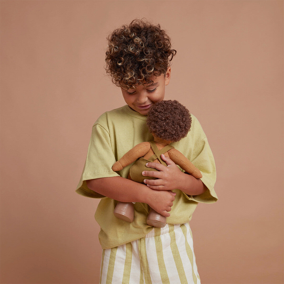 olli ella lappenpop dinkum doll - button - 35 cm | OEKTOY-DKD-BU-O | 1