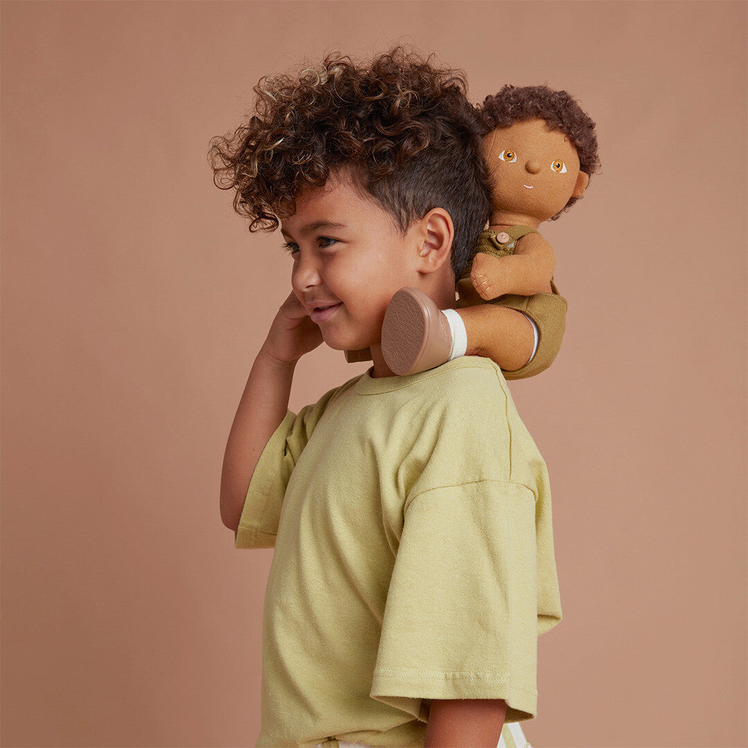 olli ella lappenpop dinkum doll - button - 35 cm | OEKTOY-DKD-BU-O | 2