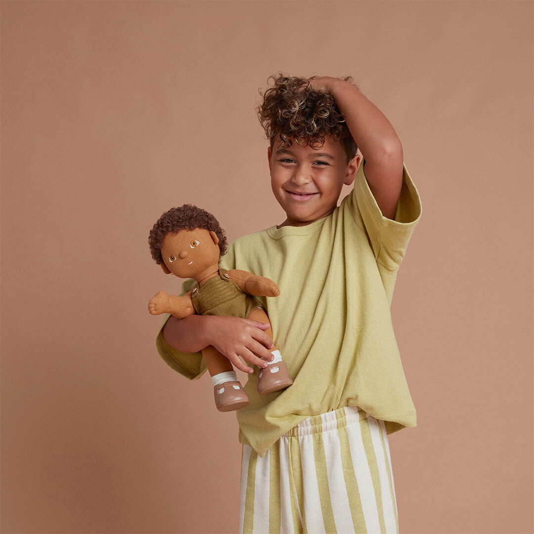 olli ella lappenpop dinkum doll - button - 35 cm | OEKTOY-DKD-BU-O | 5