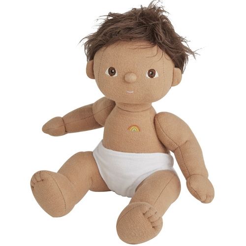 olli ella lappenpop dinkum doll - sprout - 35 cm  | OEKTOY-DKD-SP-O | 4
