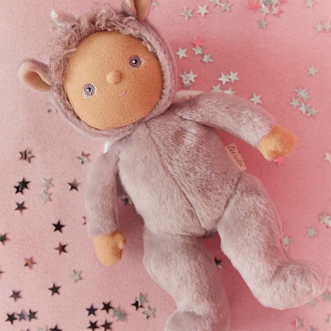 olli ella lappenpop dinky dinkum doll - uma unicorn - 22 cm | OETDDA-DIN-UM-O | 1