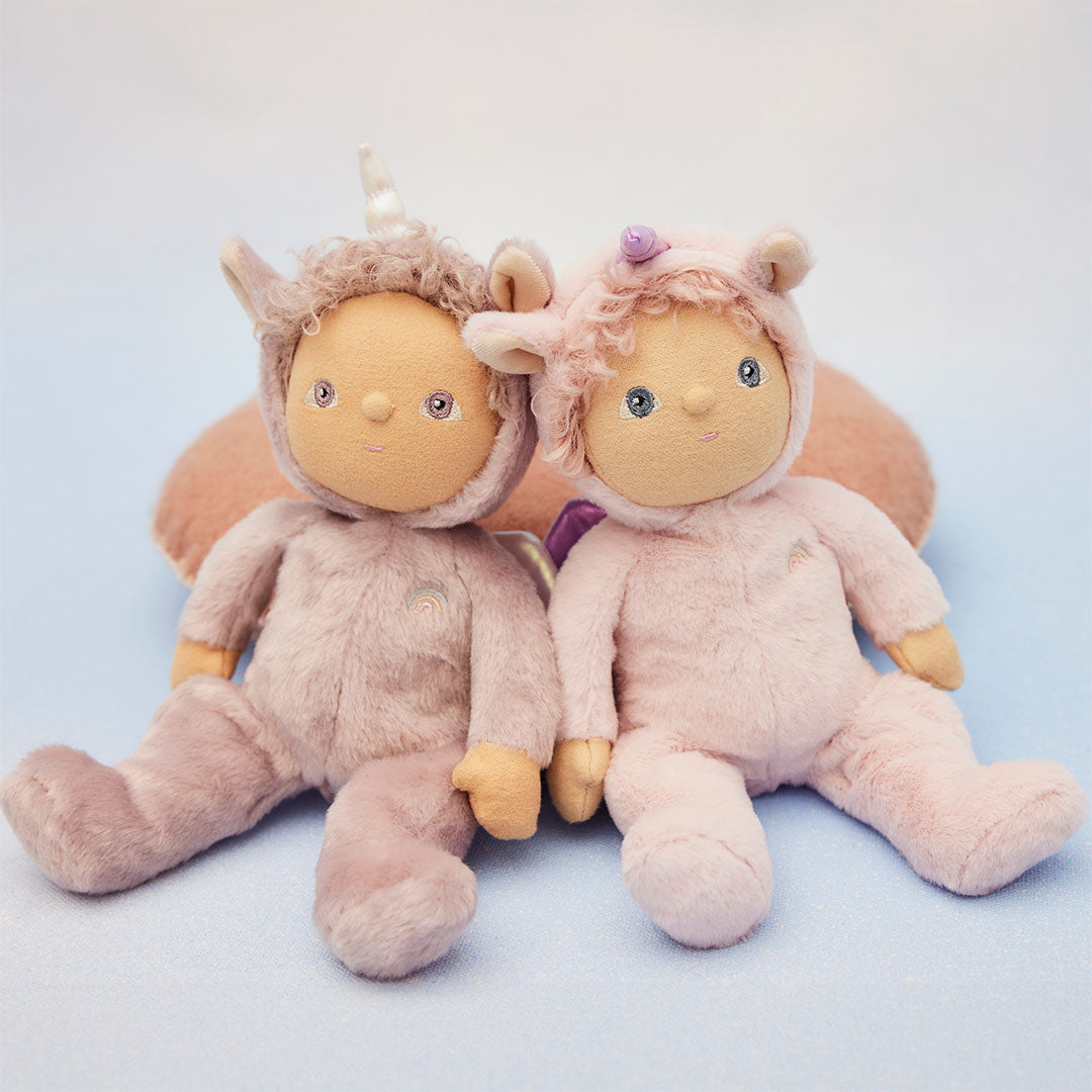 olli ella lappenpop dinky dinkum doll - uma unicorn - 22 cm | OETDDA-DIN-UM-O | 5