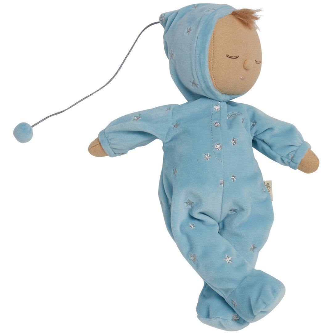olli ella lappenpop dozy dinkum doll met muziek - leo - 32 cm | OEKTOY-LDZ-LE-O | 0