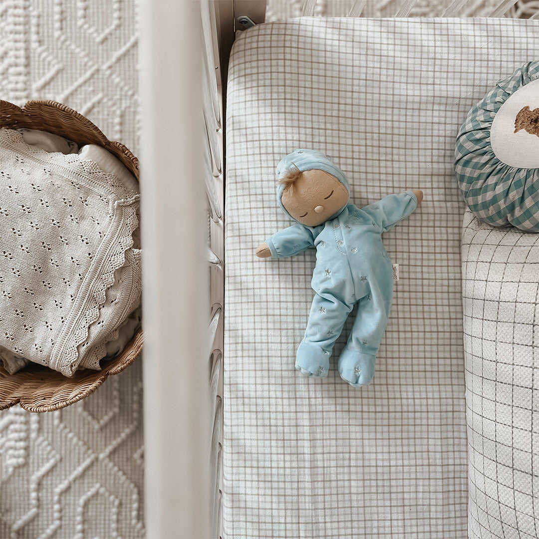 olli ella lappenpop dozy dinkum doll met muziek - leo - 32 cm | OEKTOY-LDZ-LE-O | 2