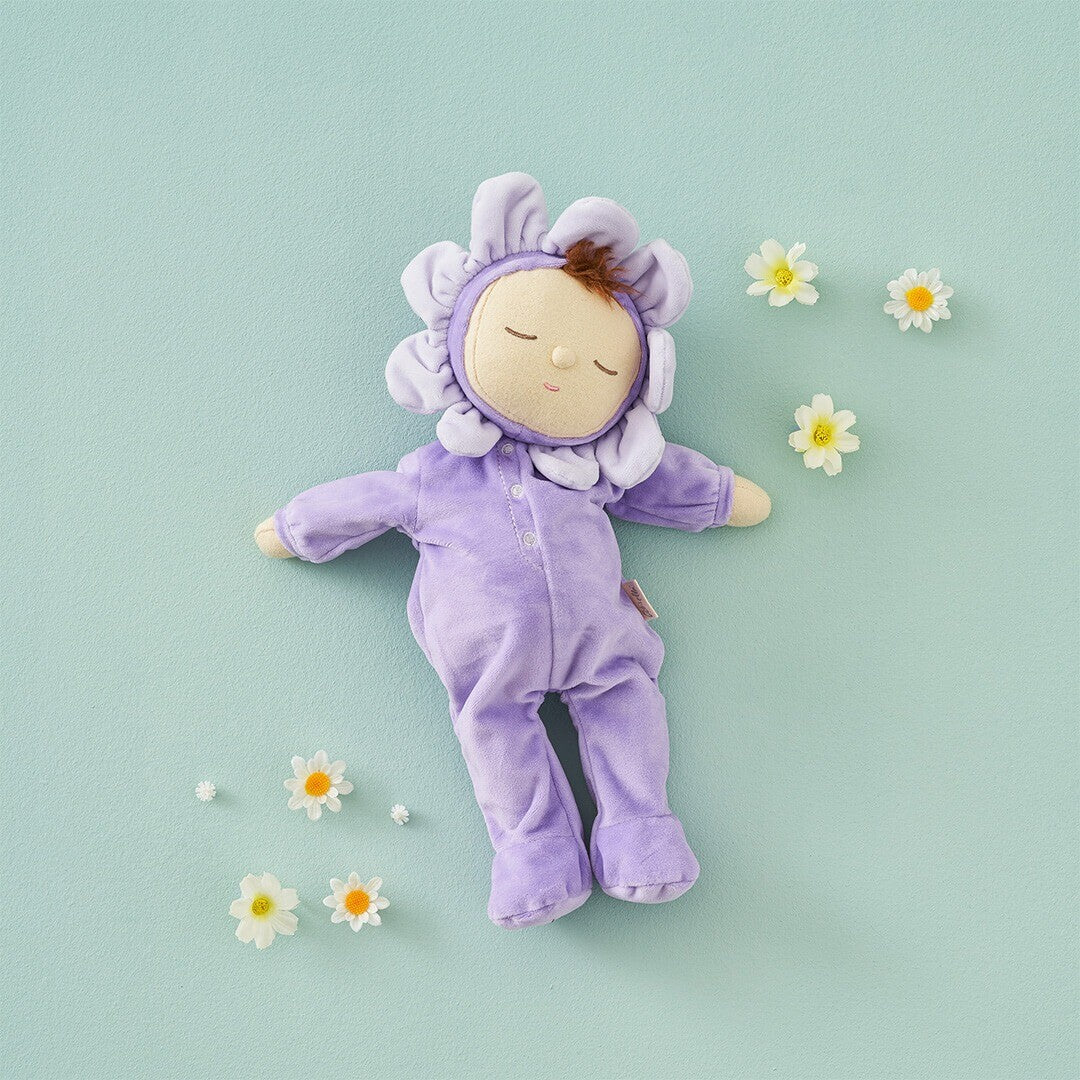 olli ella lappenpop dozy dinkum doll - pickle - lavender - 32 cm | OETDOZ-DOZ-LA-O | 4