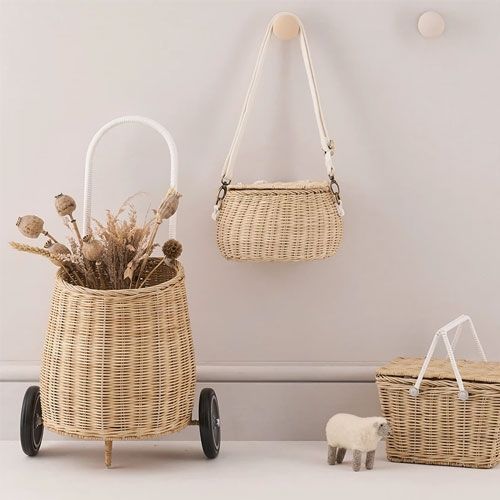 olli ella luggy small - straw | OEKBAS-LGG-ST-O US | 5