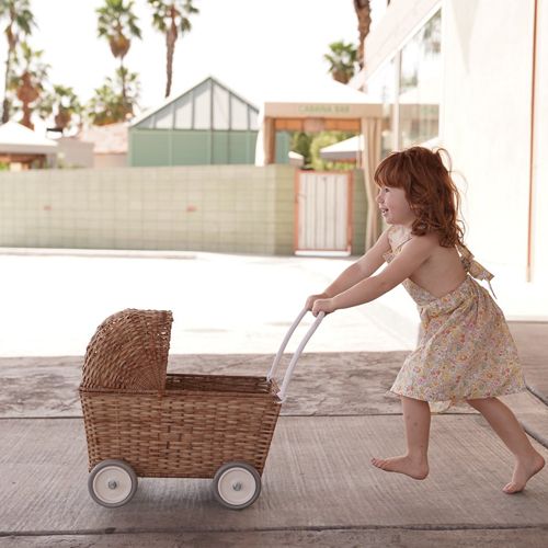 olli ella poppenwagen strolley - natural  | OEKTOY-STR-NA-O | 3