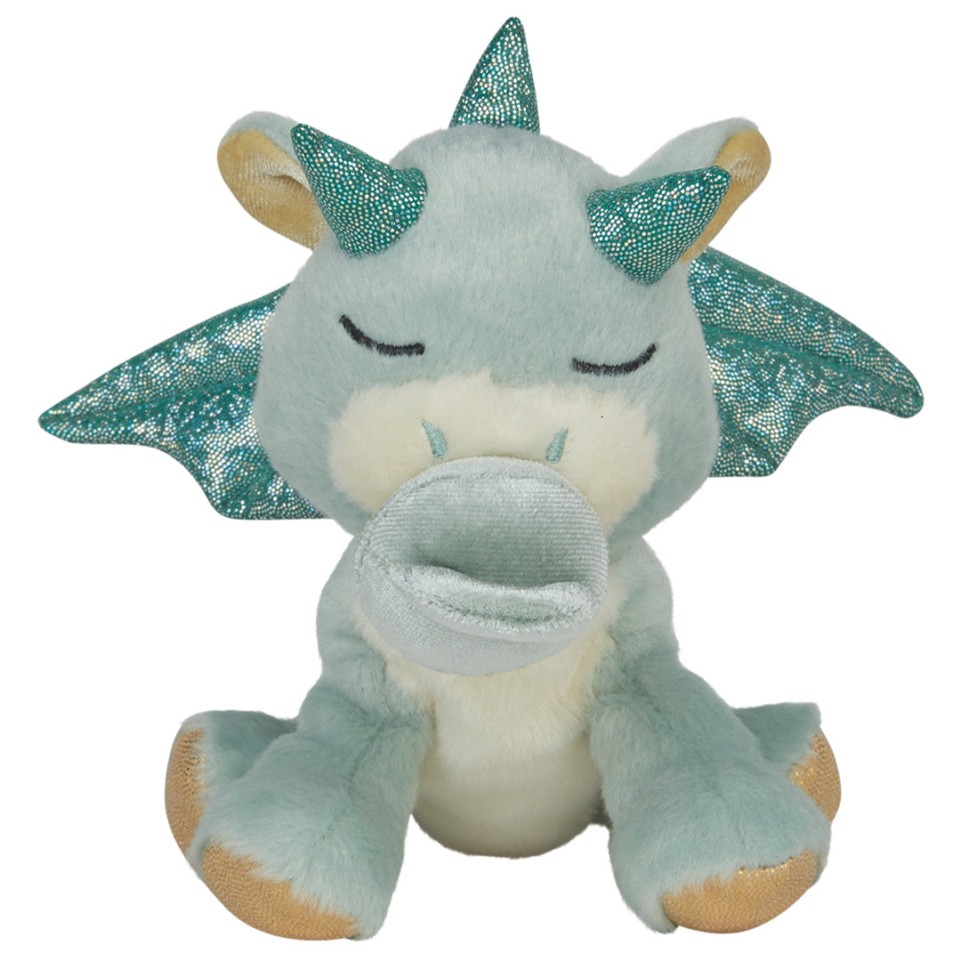 olli ella knuffeldraak binky dragon - volt green - 23 cm | OETANI-BIN-GR-O | 0