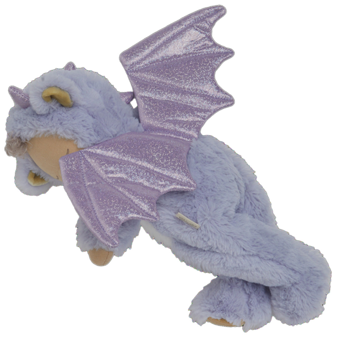 olli ella lappenpop cozy dinkum dragon - rory lavender - 32 cm | OETCOZ-COZ-LI-O | 1