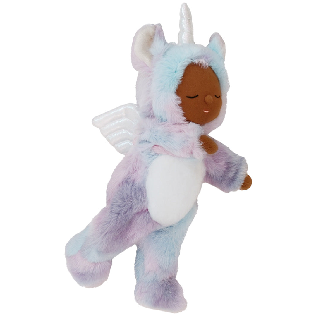 olli ella lappenpop cozy dinkum unicorn - stardust rainbow - 32 cm | OETCOZ-COZ-RA-O | 1