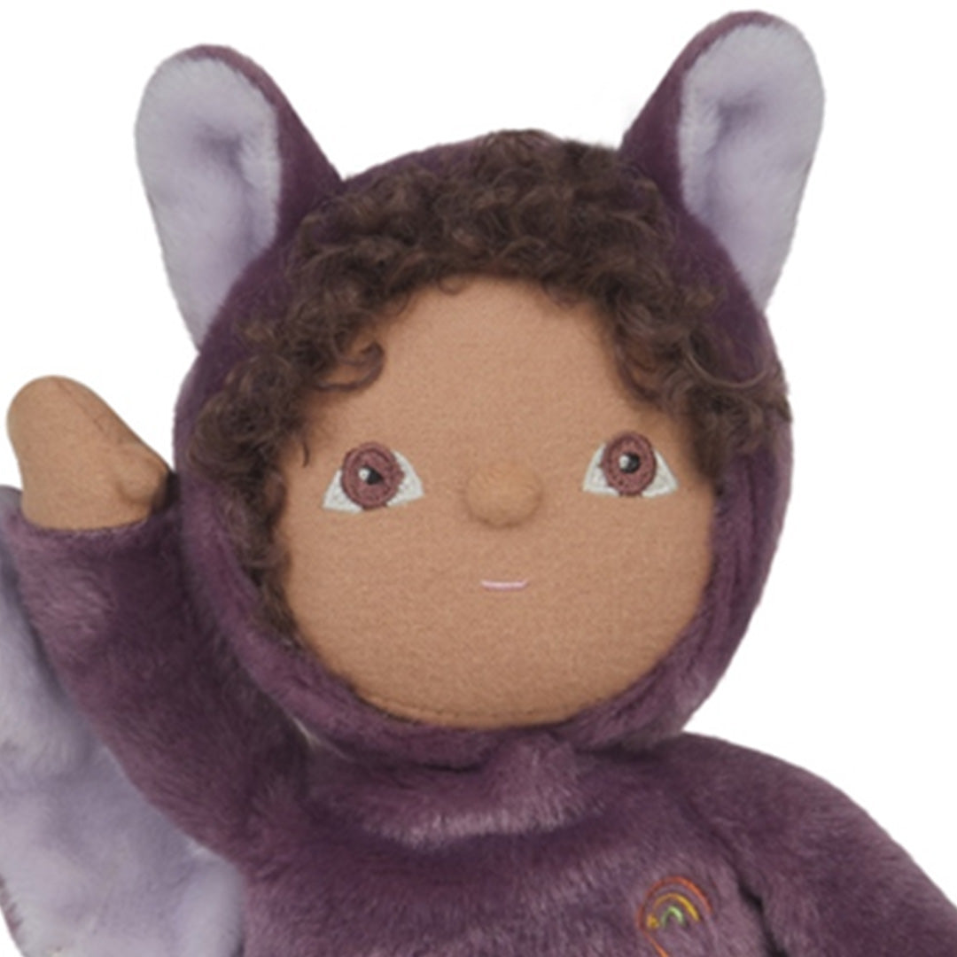 olli ella lappenpop dinky dinkum doll - bowie bat purple - 22 cm