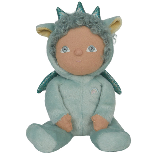 olli ella lappenpop dinky dinkum doll - dante dragon green - 22 cm | OETDDA-DDN-GR-O | 0
