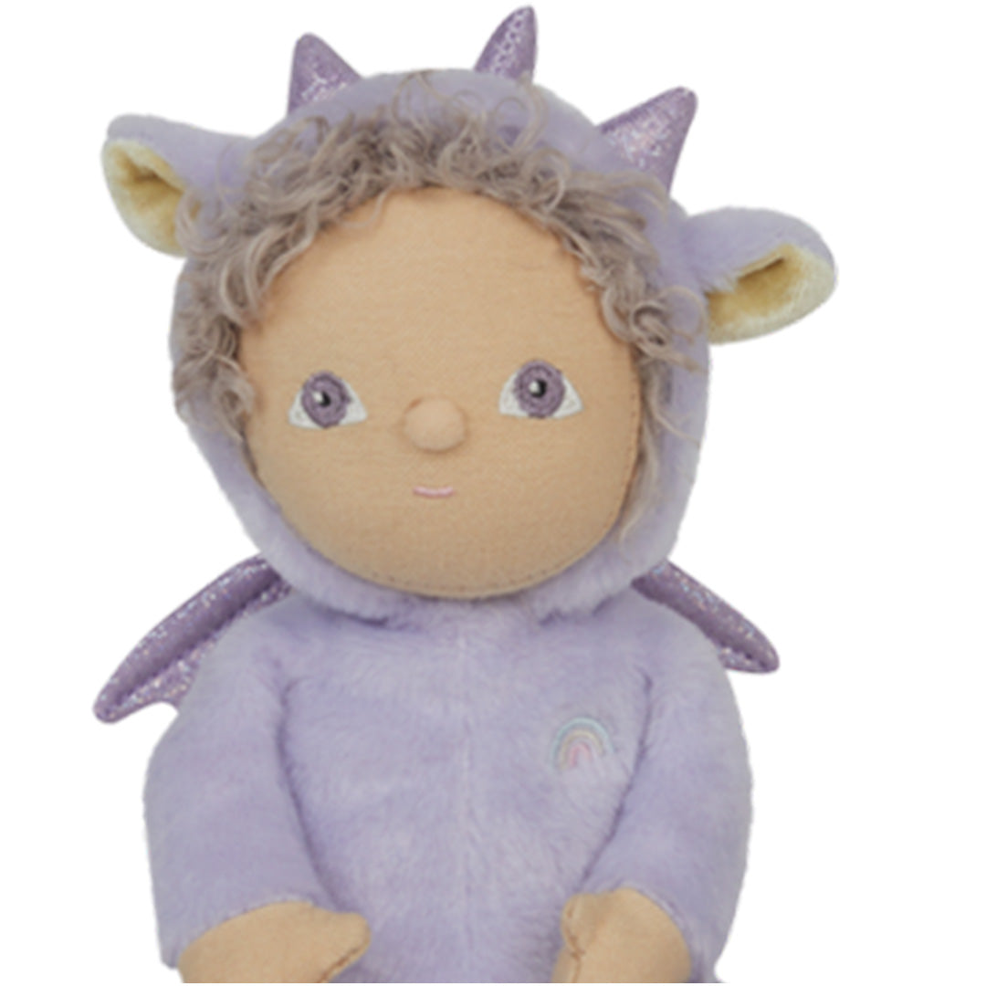 olli ella lappenpop dinky dinkum doll - duffy dragon lavender - 22 cm | OETDDA-DDN-LI-O | 4