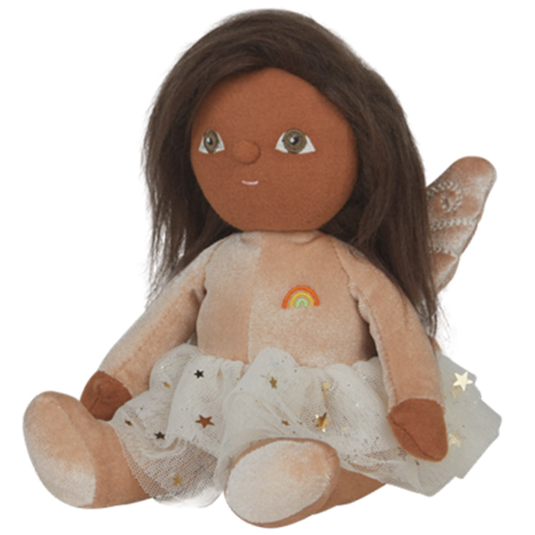 olli ella lappenpop dinky dinkum doll - fairy faye pearl - 22 cm | OETDDA-DIN-PE-O | 0