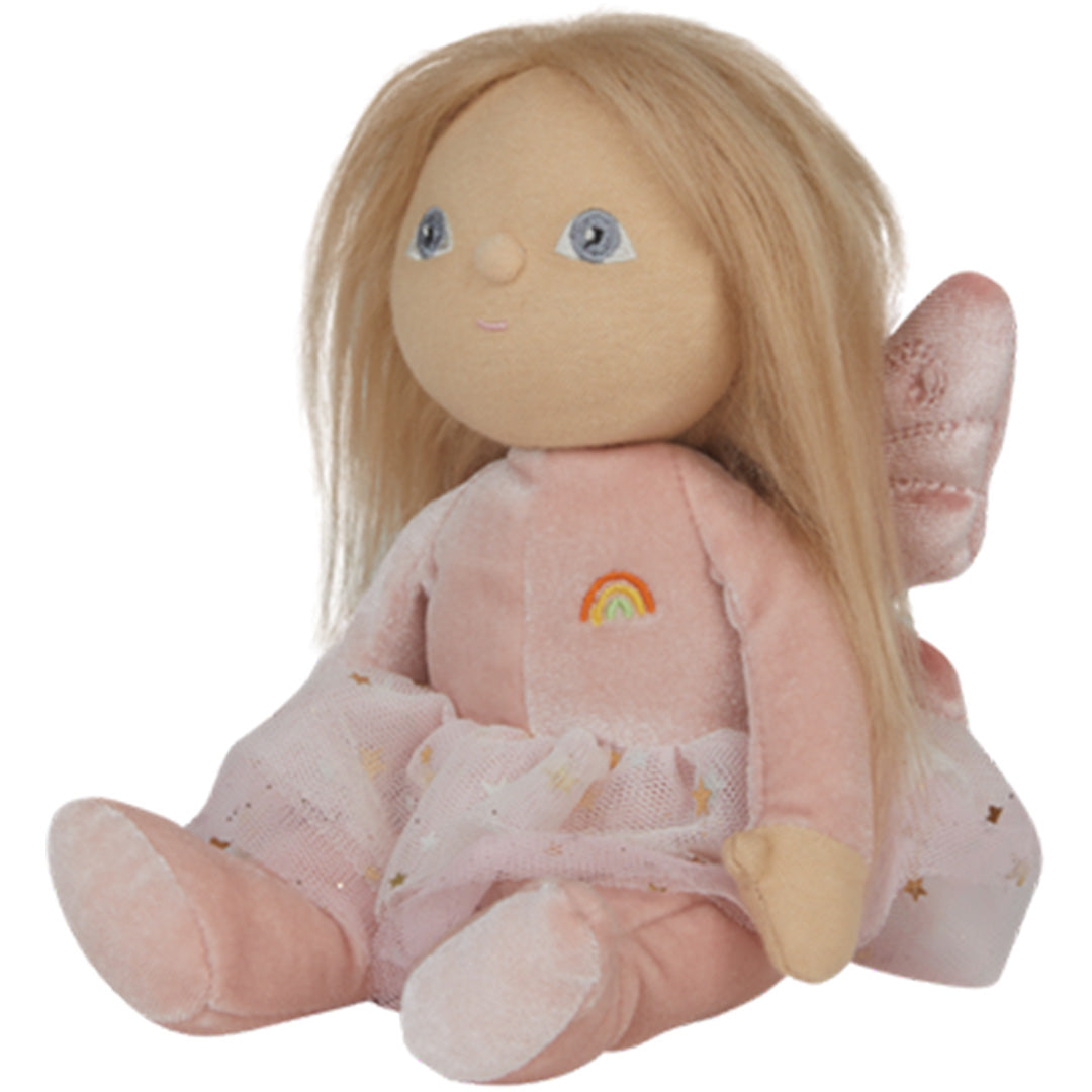 olli ella lappenpop dinky dinkum doll - fairy fiona pink - 22 cm | OETDDA-DIF-PK-O | 2