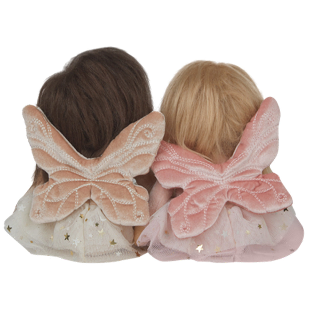 olli ella lappenpop dinky dinkum doll - fairy fiona pink - 22 cm | OETDDA-DIF-PK-O | 1