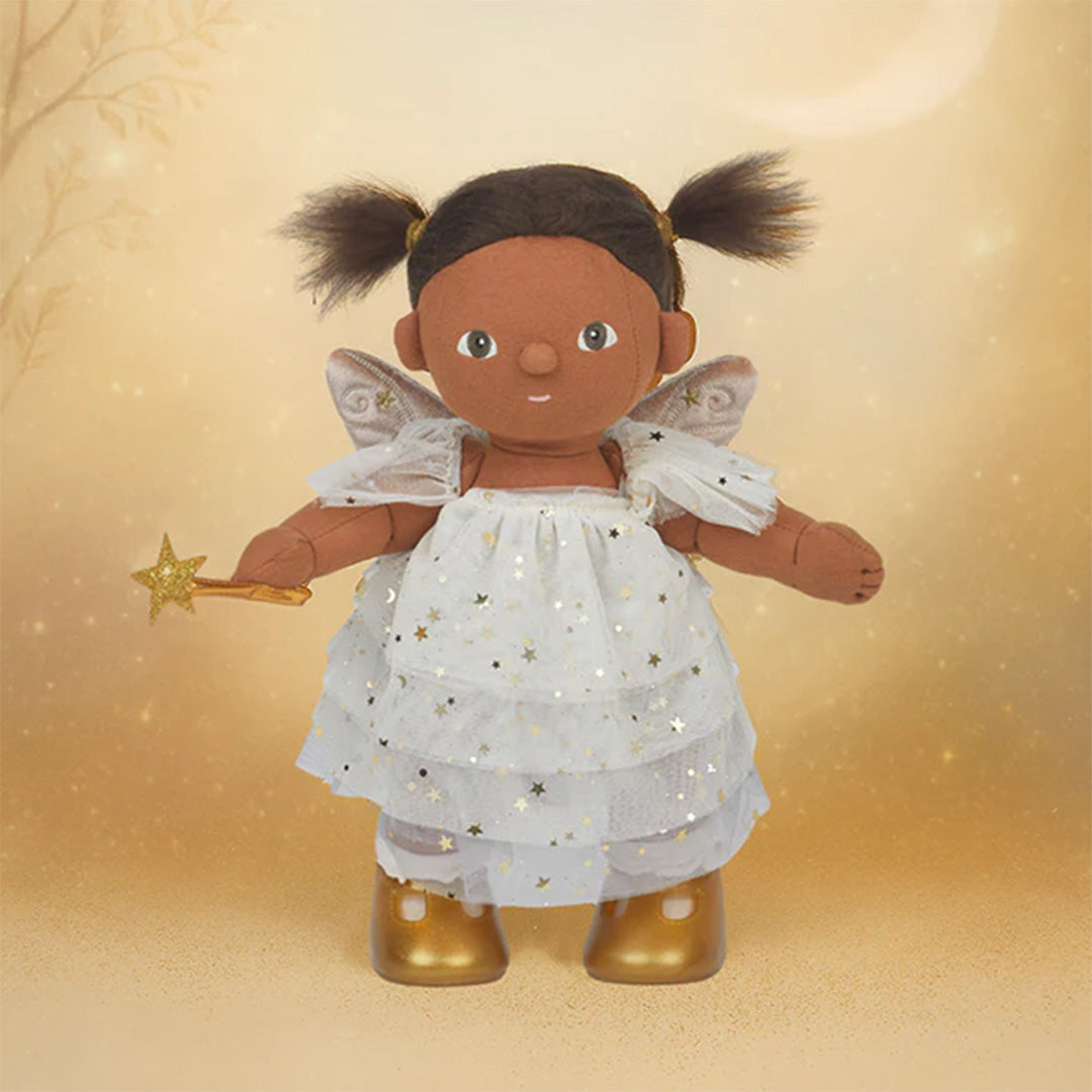 olli ella lappenpop dream dinkum doll - fairy freya pearl - 35 cm
