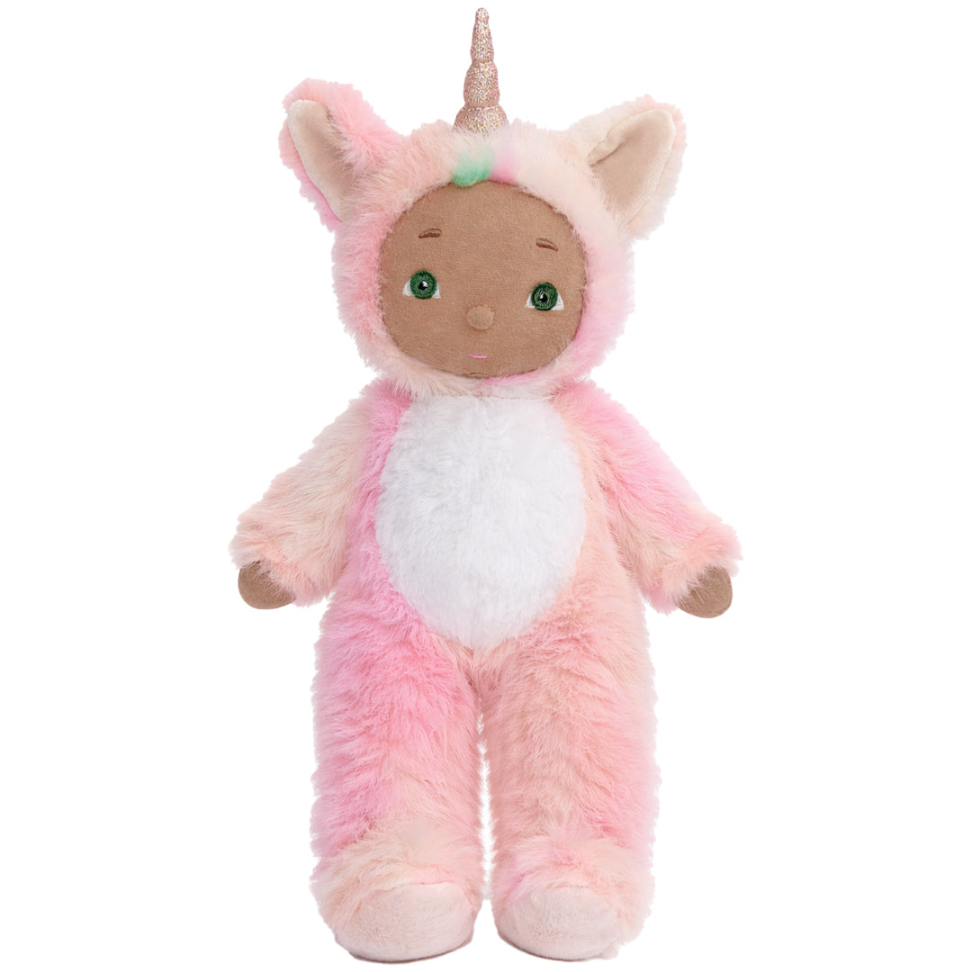 olli ella lappenpop eenhoorn cozy day dinkum - pompom - 34 cm | OETDCOZ-COZ-KP-S