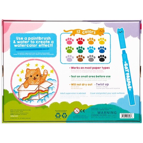 ooly aquarelkrijtjes kattenparade - 12st | 02.133-098 | 1