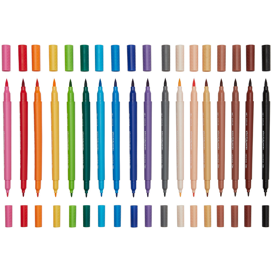 ooly dubbelzijdige viltstiften color together - 18st | 02.130-099 | 1
