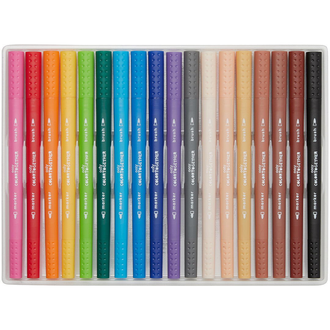 ooly dubbelzijdige viltstiften color together - 18st | 02.130-099 | 2