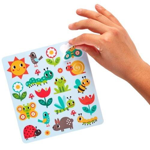 ooly herbruikbare stickerspelletjes - dieren in de tuin | 02.172-008 | 4
