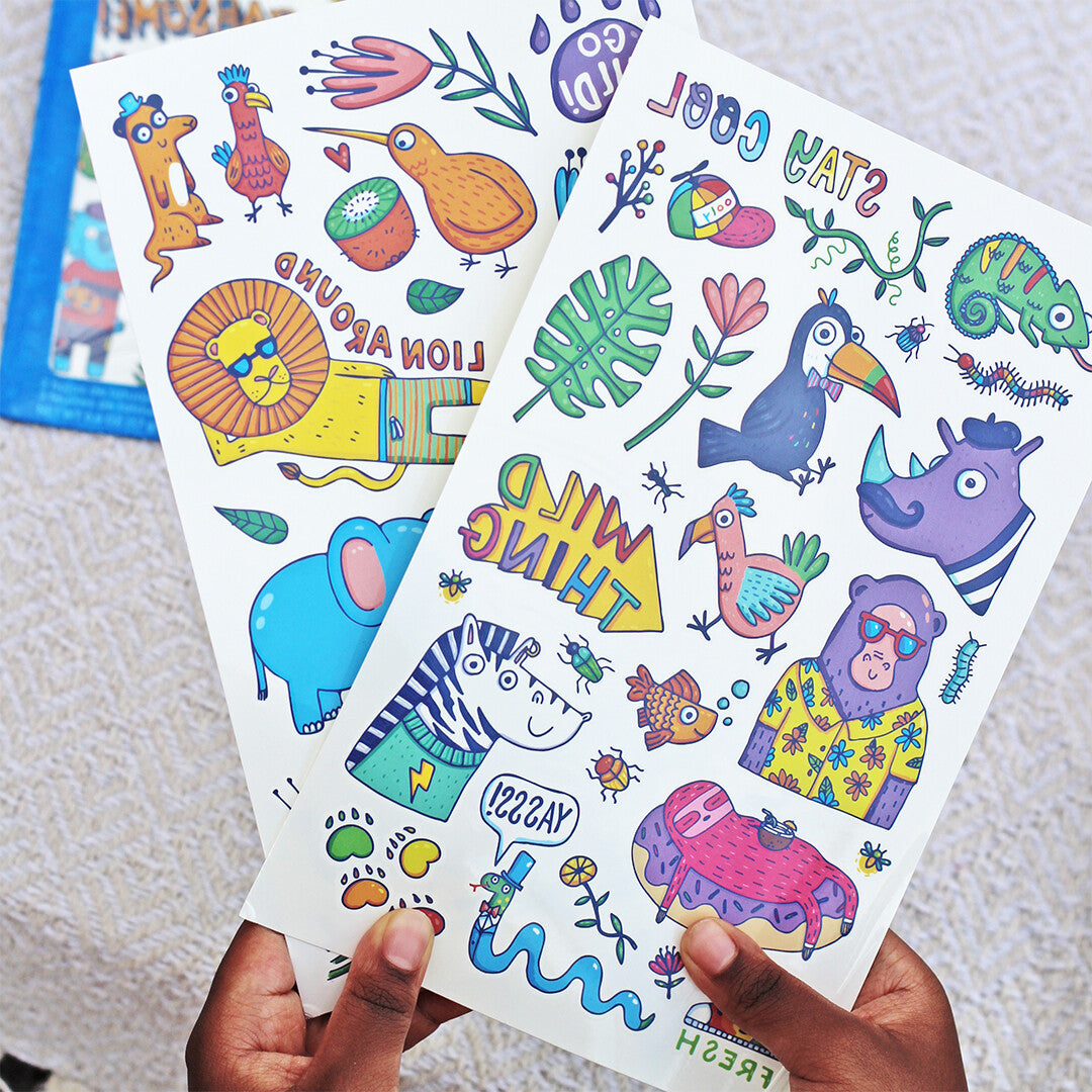 ooly kindertattoos feestbeesten | 02.176-013 | 1