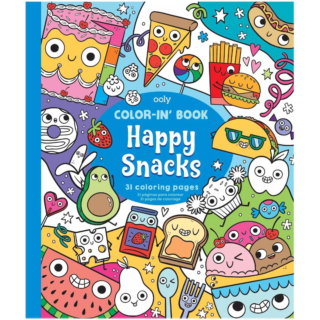 ooly kleurboek blije snacks | 02.118-306 | 0