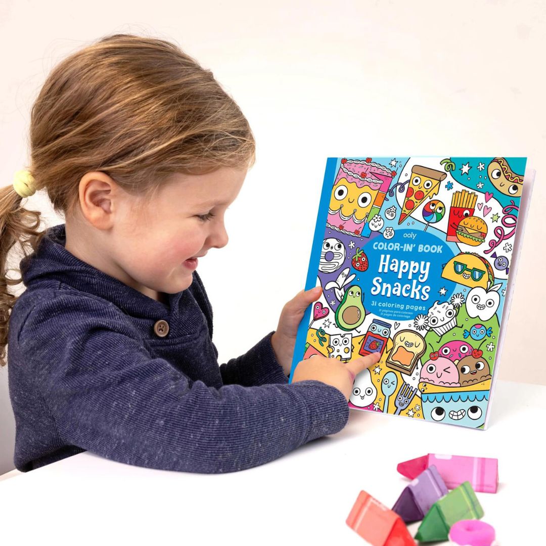 ooly kleurboek blije snacks | 02.118-306 | 1
