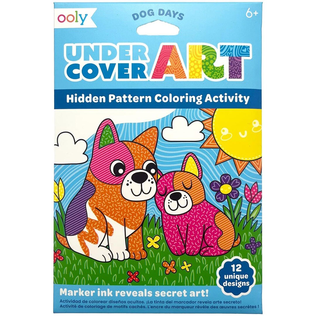 ooly kleurplaten undercover art dog days - 12st | 02.161-118 | 0