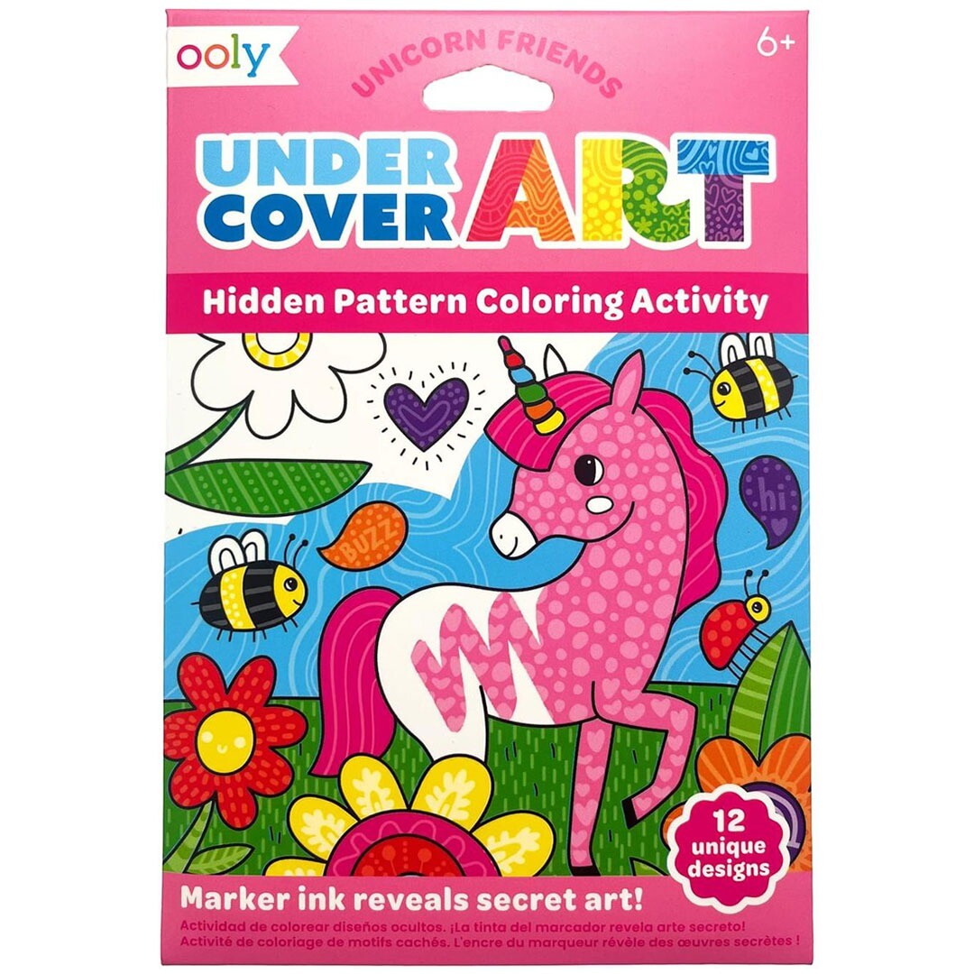 ooly kleurplaten undercover art unicorn friends - 12st | 02.161-116 | 0