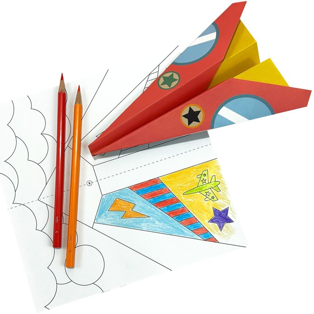 ooly knutselset diy paper airplanes | 02.161-121 | 1