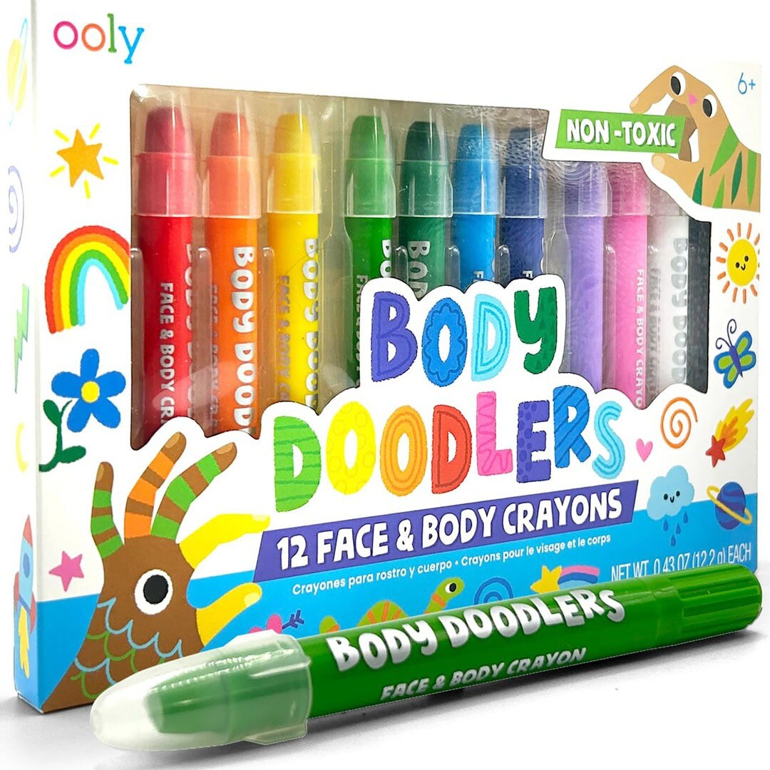 ooly lichaamskrijt body doodlers - 12st | 02.133-116 | 0