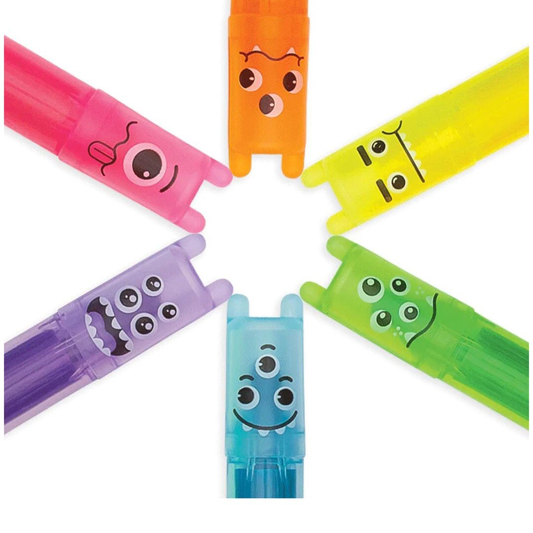 ooly markeerstiften monster met geur - 6st | 02.130-116 | 2
