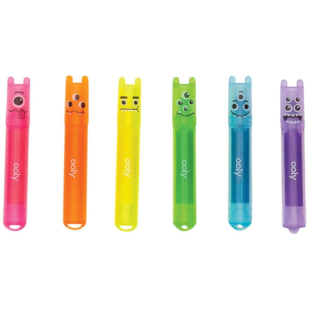 ooly markeerstiften monster met geur - 6st | 02.130-116 | 3