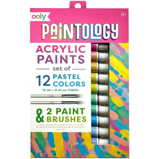 ooly paintology acrylverf - pastel colors - 12st | 02.126-029 | 0