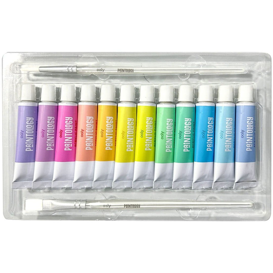 ooly paintology acrylverf - pastel colors - 12st | 02.126-029 | 1