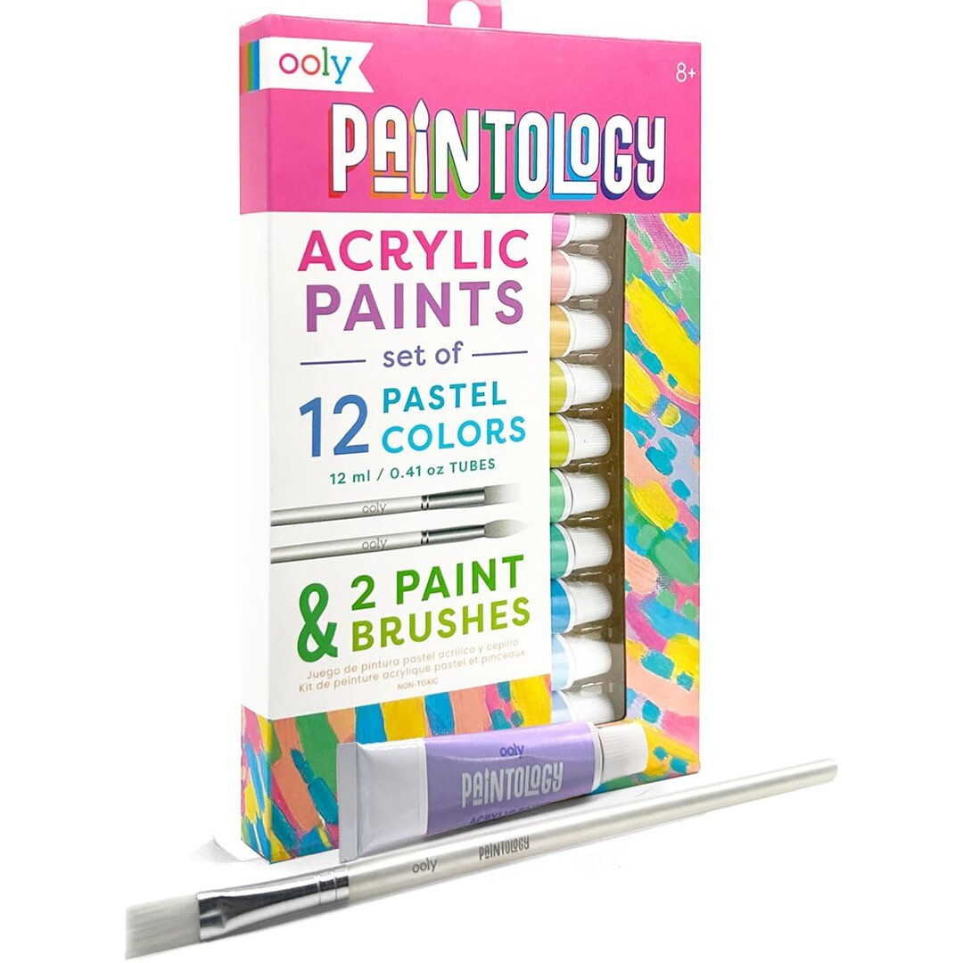 ooly paintology acrylverf - pastel colors - 12st | 02.126-029 | 2
