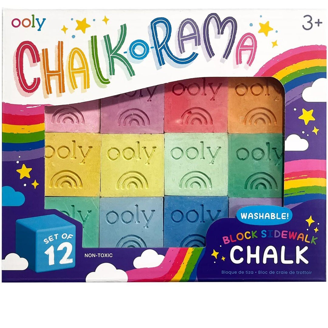 ooly stoepkrijt chalk-o-rama - 12st | 02.124-007 | 0