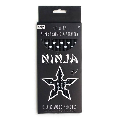 ooly tekenpotloden ninja - 12st | 02.128-78 | 0