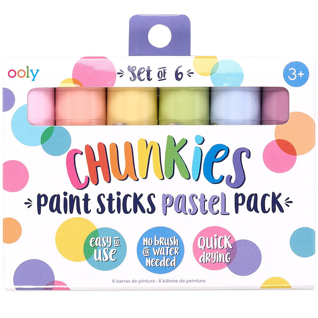 ooly verfstiften chunkies pastel - 6st | 02.126-018 | 3