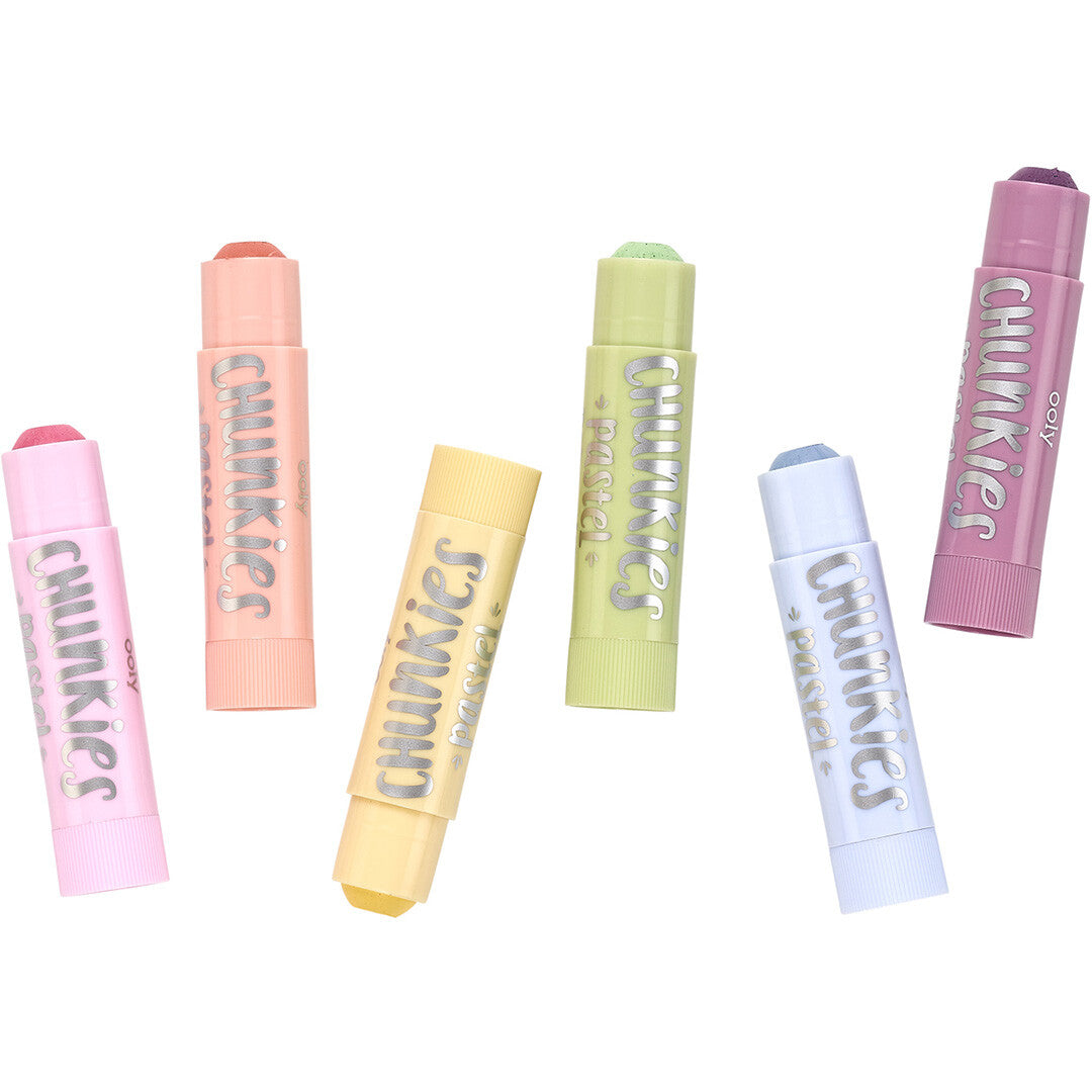 ooly verfstiften chunkies pastel - 6st | 02.126-018 | 4