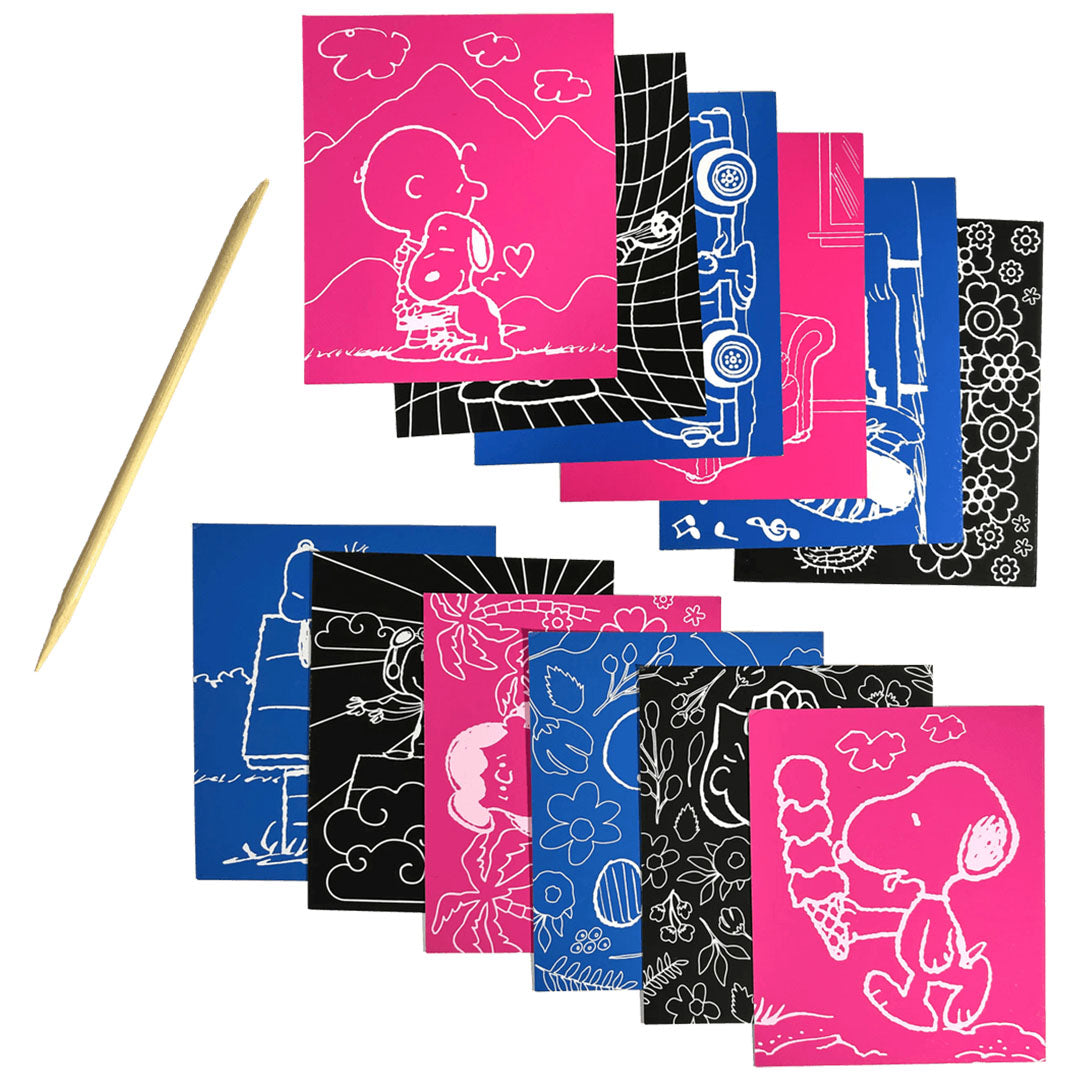 ooly kraskaarten peanuts - 12st | OOLY02.161-147 |2