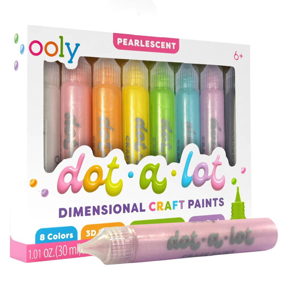 ooly verfstiften dot a lot - pearlescent - 6st | OOLY02.170-008 | 1