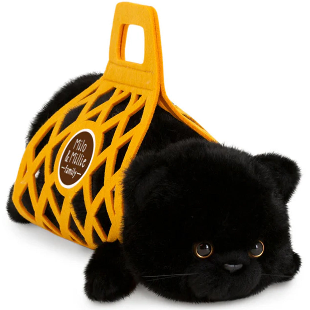 orange toys knuffelpoes - milo the black cat - 35 cm | 1802773 | 1