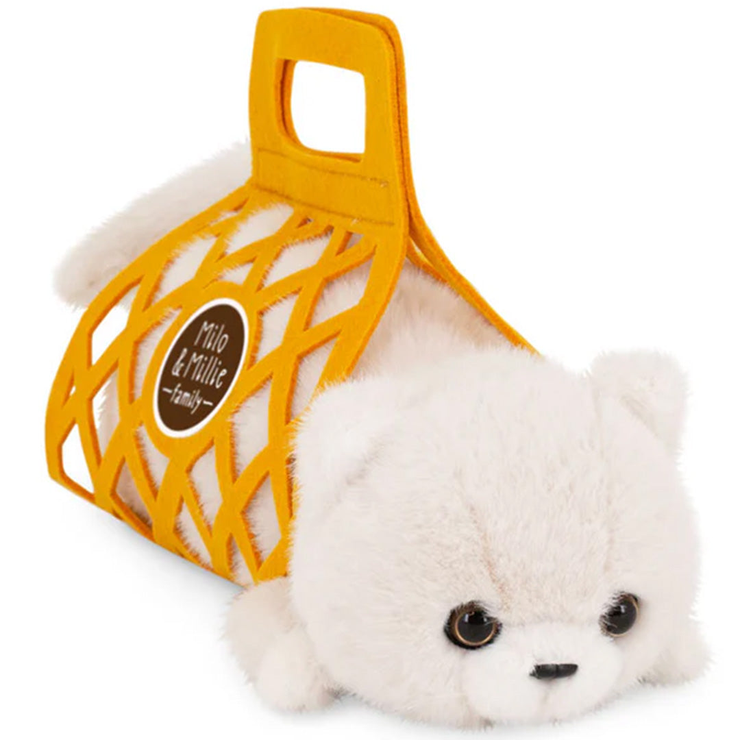 orange toys knuffelpoes - milo the white cat - 35 cm | 1802771 | 1